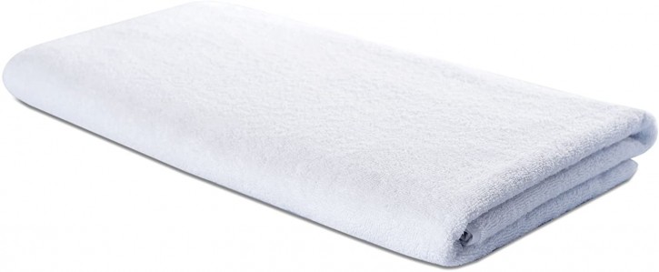 Wellness-Handtuch XL BASIC 75x200 cm weiß Saunahandtuch Liegentuch 100% Baumwolle