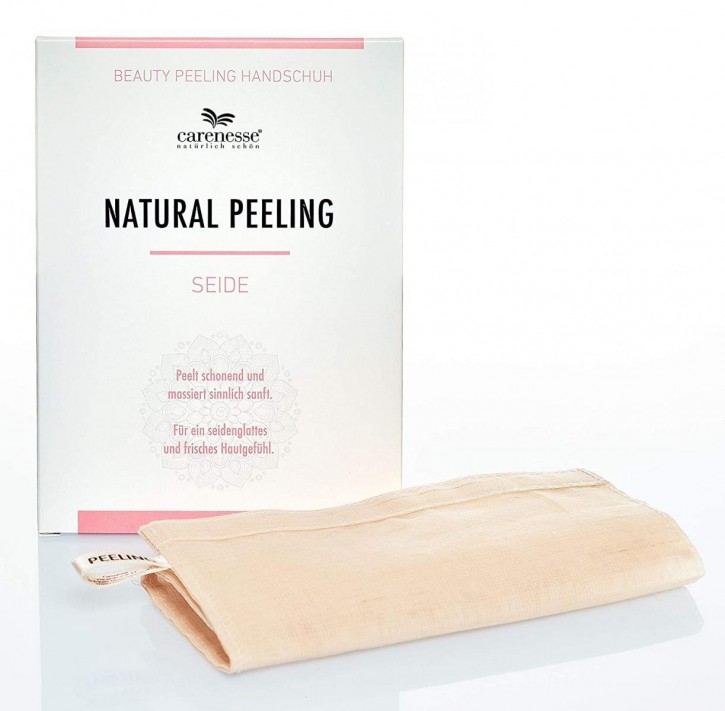 NATURAL PEELING SEIDE Peelinghandschuh für straffes & seidenglattes Hautgefühl
