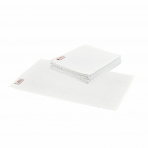 6x Gästehandtuch BASIC 30x50 cm weiß I Hotelqualität 100% Baumwolle I Gesichtskompresse kurz