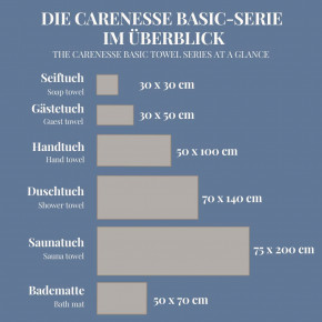 2x Badvorleger BASIC 50x70 cm grau 100% Baumwolle Badematte Badteppich Duschvorleger